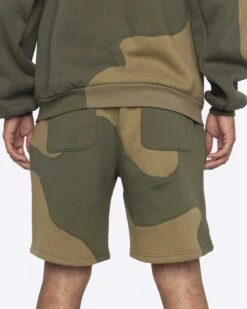 EPTM X PASCAL MARBLE SHORTS-OLIVE -EPTM JSP 4961
