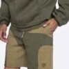 EPTM X PASCAL MARBLE SHORTS-OLIVE