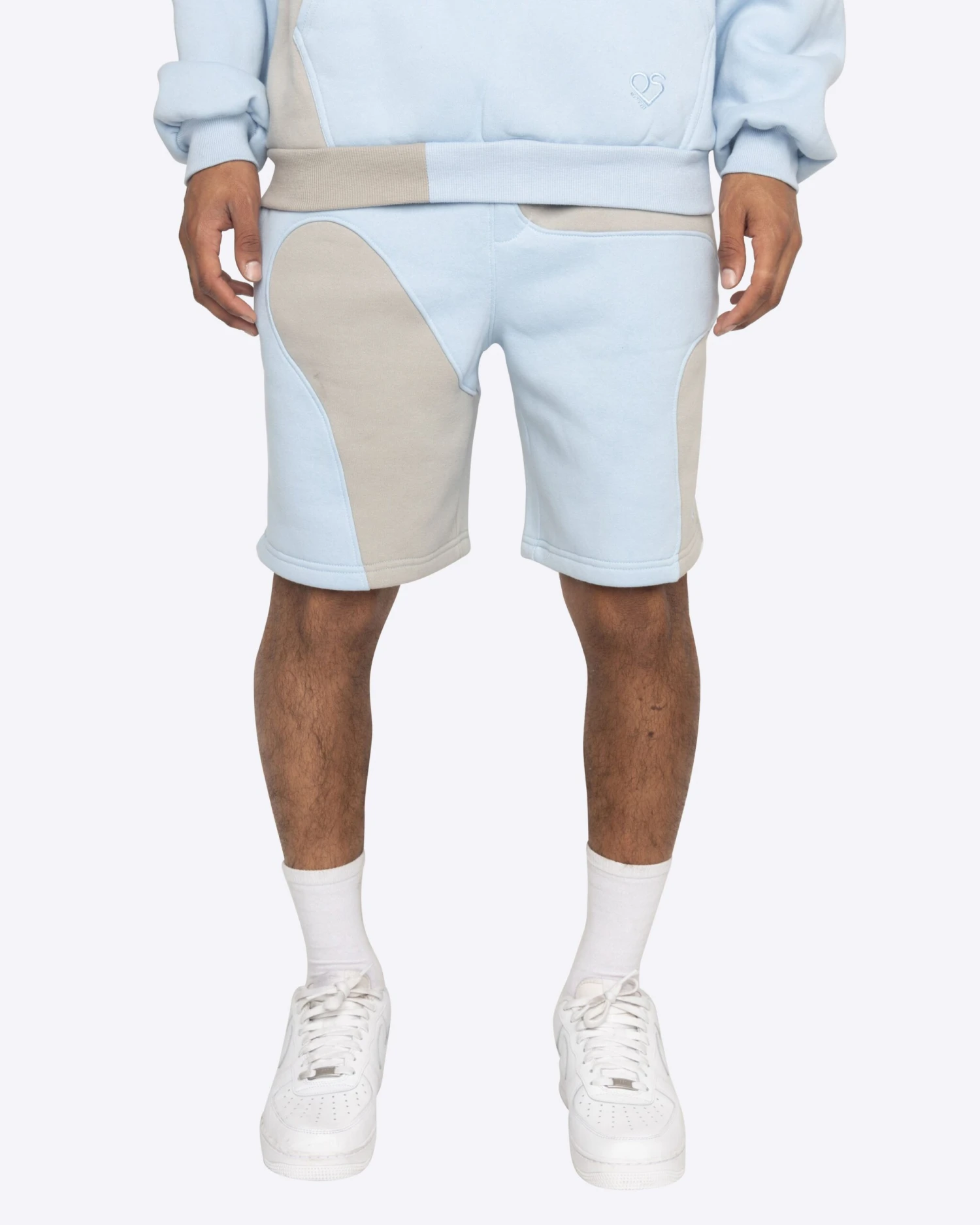 EPTM X PASCAL MARBLE SHORTS-LIGHT BLUE 3 EPTM X PASCAL MARBLE SHORTS-LIGHT BLUE - Image 3