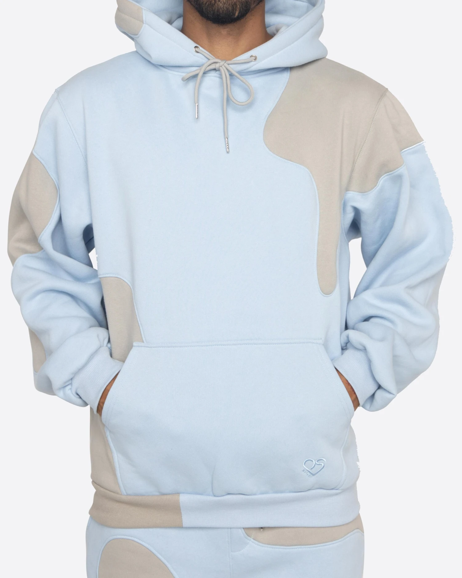 EPTM X PASCAL MARBLE HOODIE-LIGHT BLUE 2 EPTM X PASCAL MARBLE HOODIE-LIGHT BLUE - Image 2