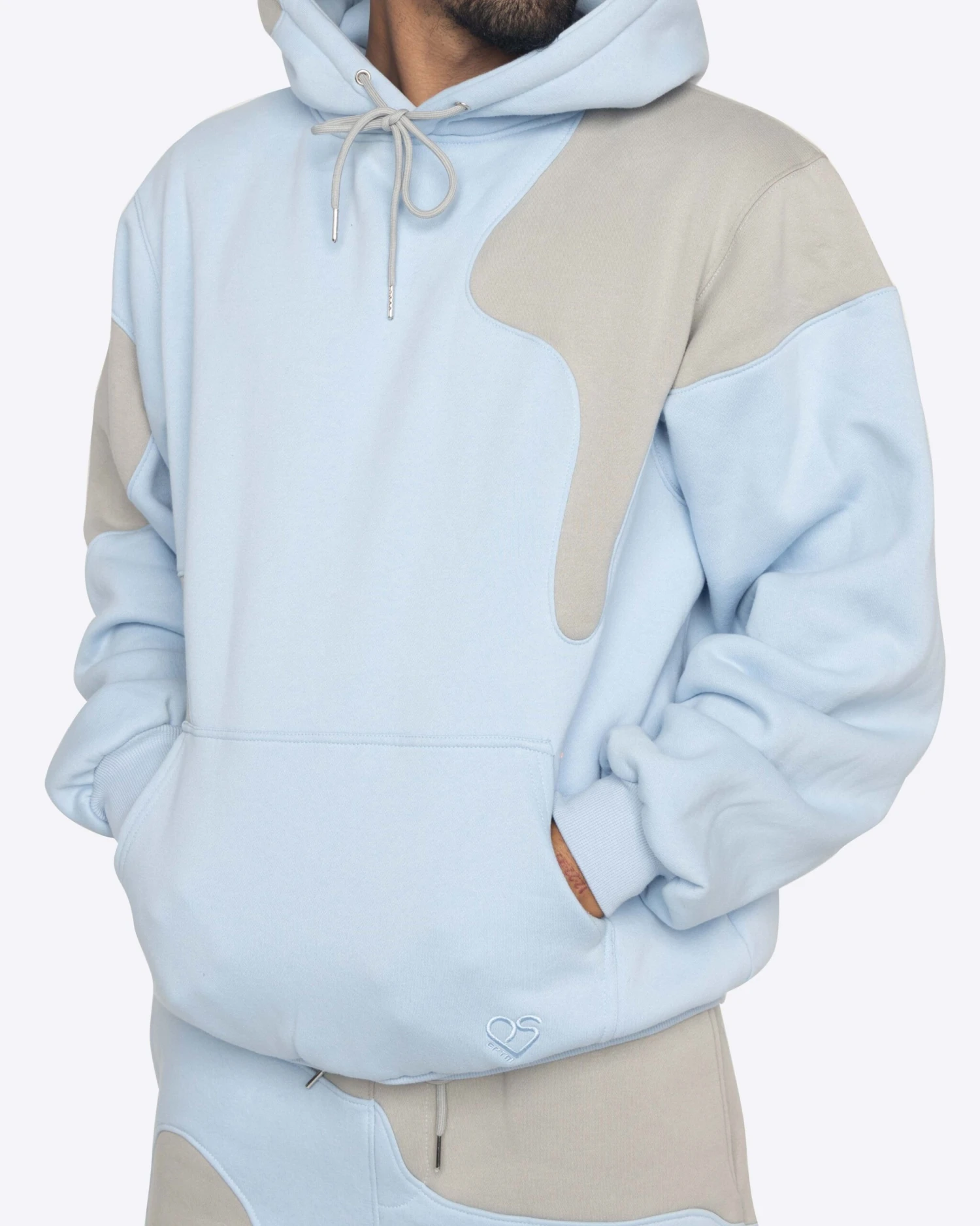 EPTM X PASCAL MARBLE HOODIE-LIGHT BLUE 3 EPTM X PASCAL MARBLE HOODIE-LIGHT BLUE - Image 3