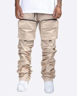 EPTM STACKED FLARE CARGOS-KHAKI