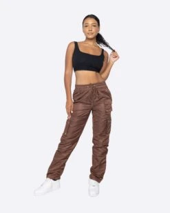 EPTM WOMEN ROVER UTILITY PANTS- BROWN