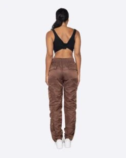 EPTM WOMEN ROVER UTILITY PANTS- BROWN -EPTM JSP 5276