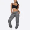 EPTM WOMEN TRANSIT CARGO PANTS-CHARCOAL