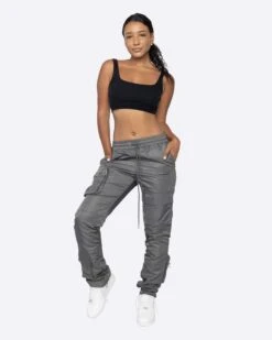 EPTM WOMEN TRANSIT CARGO PANTS-CHARCOAL