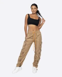 EPTM WOMEN 3M TRIPLE CARGO PANTS-COFFEE