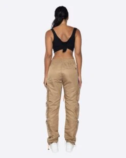 EPTM WOMEN 3M TRIPLE CARGO PANTS-COFFEE -EPTM JSP 5348