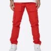 EPTM SNAP CARGO PANTS-RED