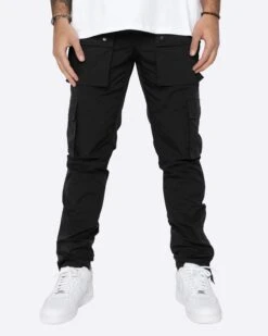 EPTM SNAP CARGO PANTS-BLACK