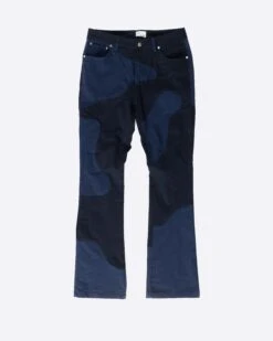 DAVE EAST MARBLE PANTS-BLUE/BLUE
