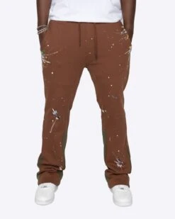 EPTM SHOWROOM SWEATPANTS-BROWN -EPTM JSP 5762