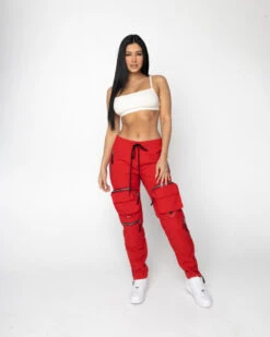 EPTM WOMEN C4 CARGO PANTS-RED