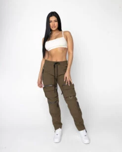 EPTM WOMEN C4 CARGO PANTS-OLIVE