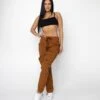 EPTM WOMEN C4 CARGO PANTS-BROWN