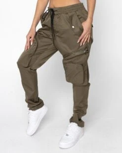 EPTM WOMEN BOMBER CARGO PANTS-OLIVE -EPTM JSP 6284 680x850 1