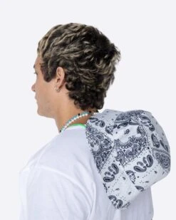 EPTM TIE DYED BANDANA BUCKET HAT-WHITE -EPTM JSP 6625