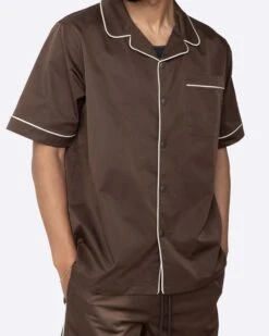 EPTM DOWNTOWN SHIRT-BROWN -EPTM JSP 7125