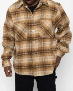 EPTM SIDE SLIT FLANNEL-TAN -EPTM JSP 7813