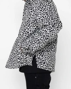 EPTM SIDE SLIT FLANNEL-SNOW LEOPARD 10 EPTM SIDE SLIT FLANNEL-SNOW LEOPARD -EPTM JSP 7825