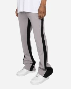 EPTM PIPING FLARED TRACK PANTS-GREY/BLACK -EPTM JSP 8317 286cd247 202c 4d33 b42f 75481ac78495