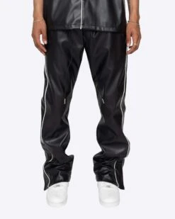 EPTM DOWNTOWN TRACK PANTS-PU BLACK -EPTM JSP 8325