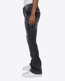 EPTM KIDD FLARE DENIM PANTS-BLACK -EPTM JSP 8632