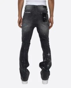 EPTM KIDD FLARE DENIM PANTS-BLACK -EPTM JSP 8633