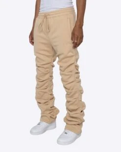 EPTM STACKED SWEATPANTS-KHAKI -EPTM JSP 8656