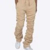 EPTM STACKED SWEATPANTS-KHAKI