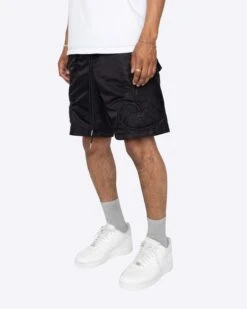 EPTM PUFFER PAISLEY SHORTS-BLACK -EPTM JSP 8830