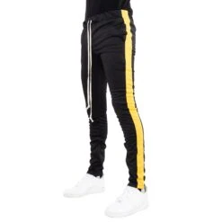 EPTM BLACK/YELLOW-Track Pants -EPTM JSP 9225