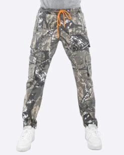EPTM CAMO SNAP CARGO PANTS-REAL CAMO