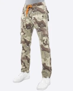 EPTM CAMO SNAP CARGO PANTS-DESSERT CAMO
