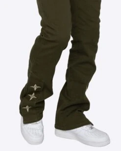 EPTM LUMI FLARE PANTS-OLIVE -EPTM Jun911