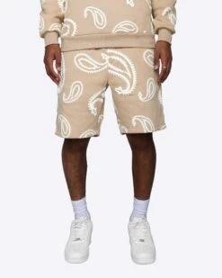 EPTM PUFFY SHORTS-KHAKI -EPTM MensEcom 051222 01