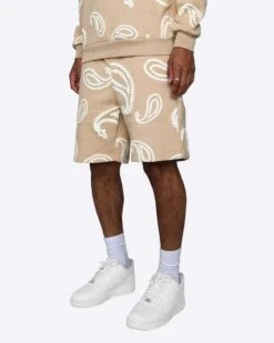 EPTM PUFFY SHORTS-KHAKI