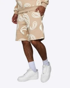 EPTM PUFFY SHORTS-KHAKI -EPTM MensEcom 051222 03