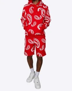 EPTM PUFFY SHORTS-RED -EPTM MensEcom 051222 13