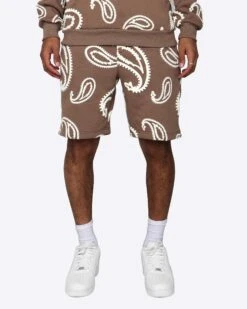 EPTM PUFFY SHORTS-COFFEE -EPTM MensEcom 051222 26