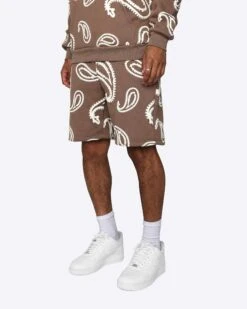 EPTM PUFFY SHORTS-COFFEE -EPTM MensEcom 051222 27