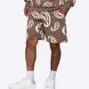 EPTM PUFFY SHORTS-COFFEE