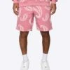 EPTM PUFFY SHORTS-PINK