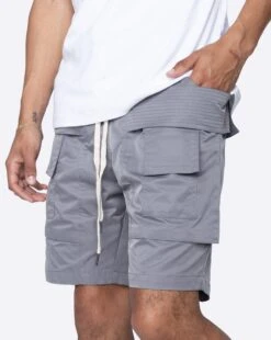 EPTM SHINOBI SHORTS-GREY -EPTM NewDrop2