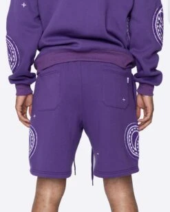 EPTM PAISLEY SHORTS-PURPLE -EPTM Paisley 3d4
