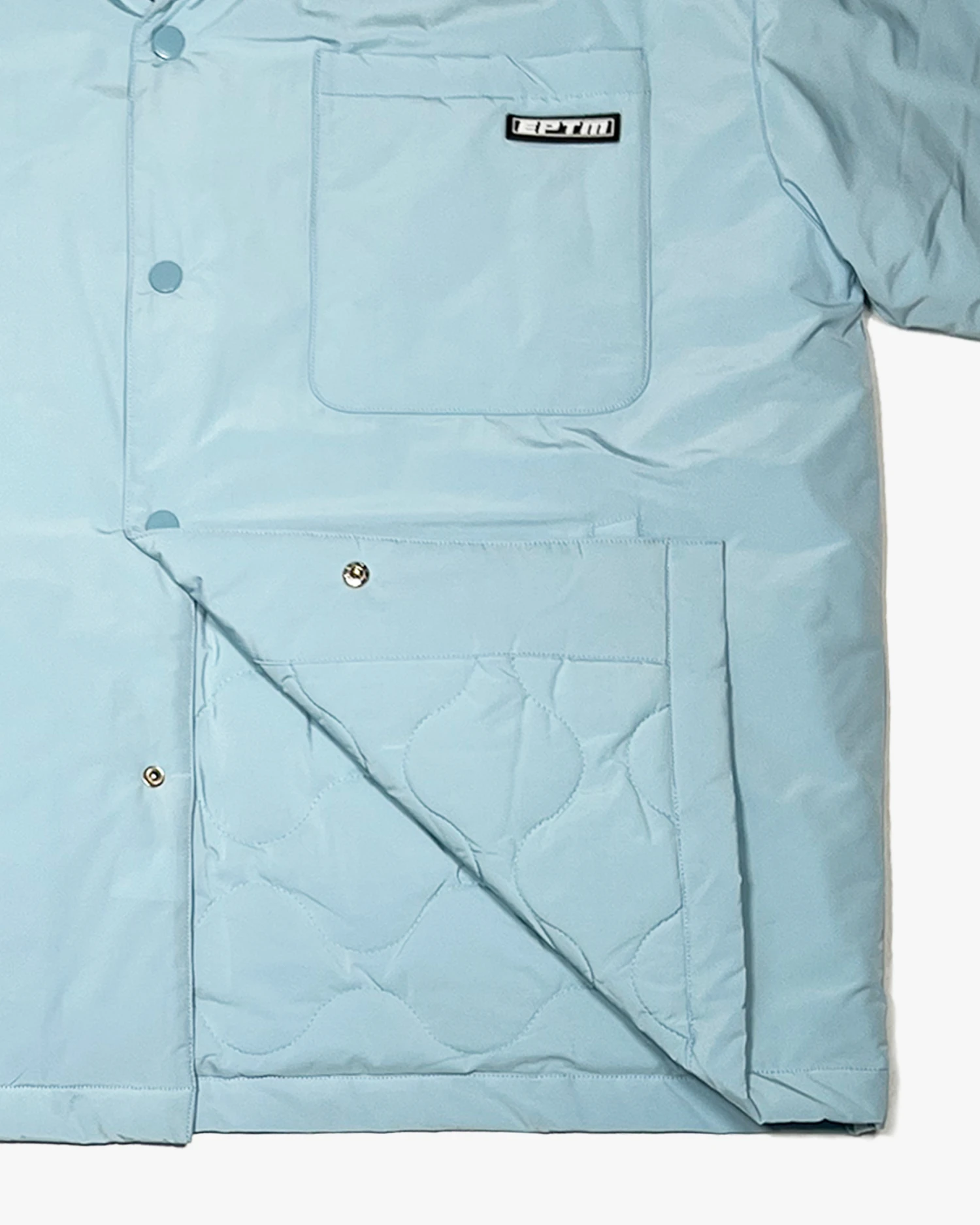 EPTM PUFFER SHIRT-SKY BLUE 4 EPTM PUFFER SHIRT-SKY BLUE - Image 4