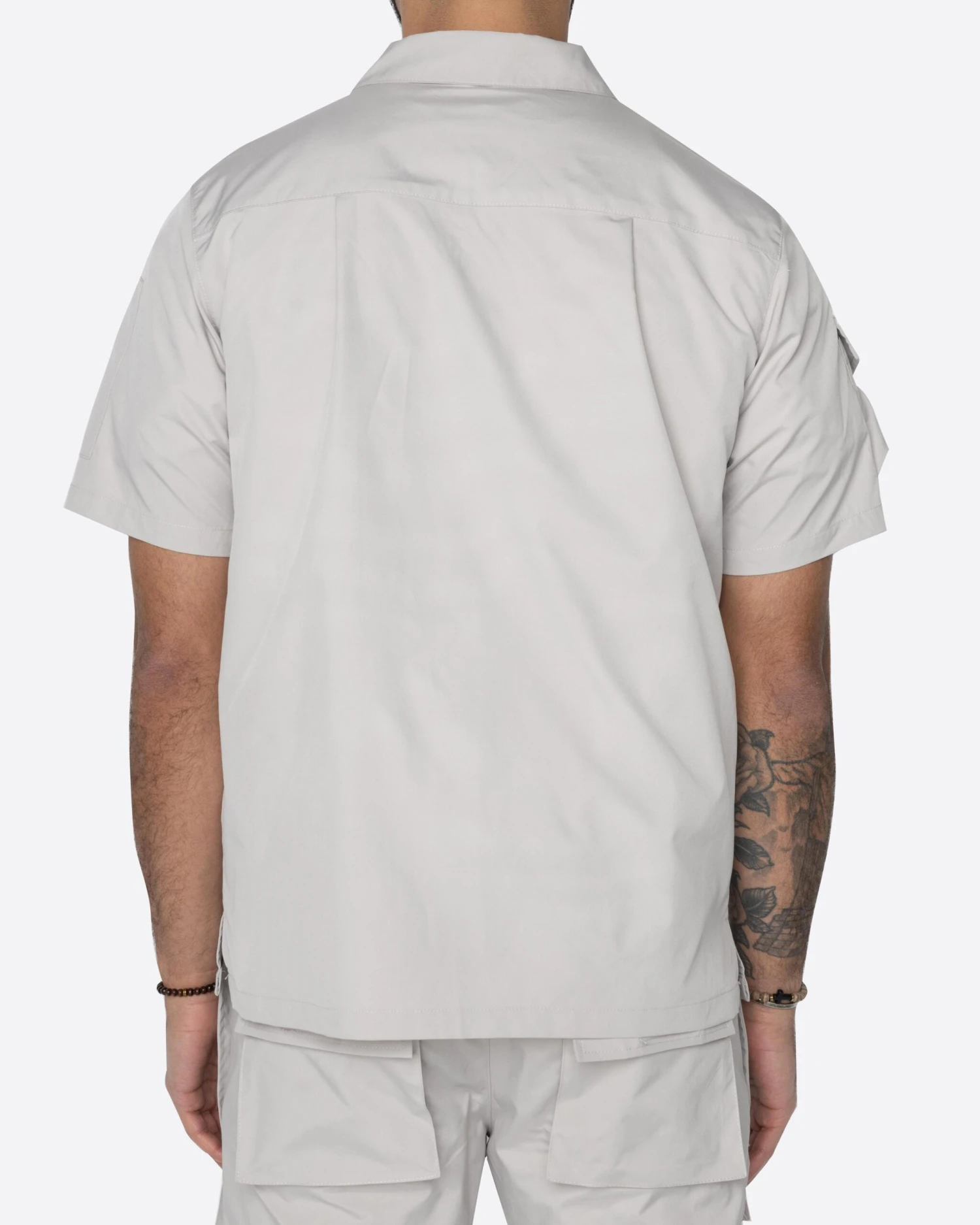 EPTM SNAP BUTTON SHIRT-GREY 4 EPTM SNAP BUTTON SHIRT-GREY - Image 4