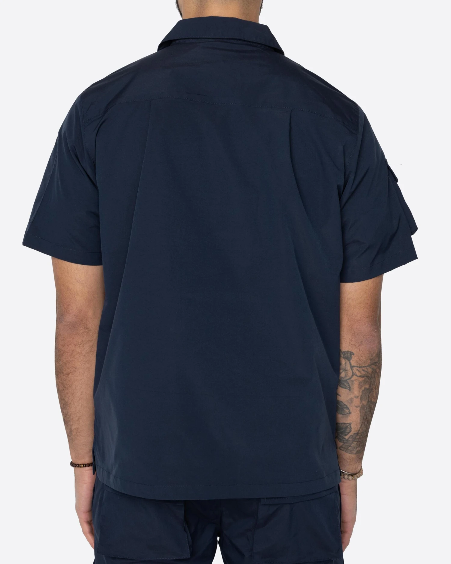 EPTM SNAP BUTTON SHIRT-NAVY 4 EPTM SNAP BUTTON SHIRT-NAVY - Image 4