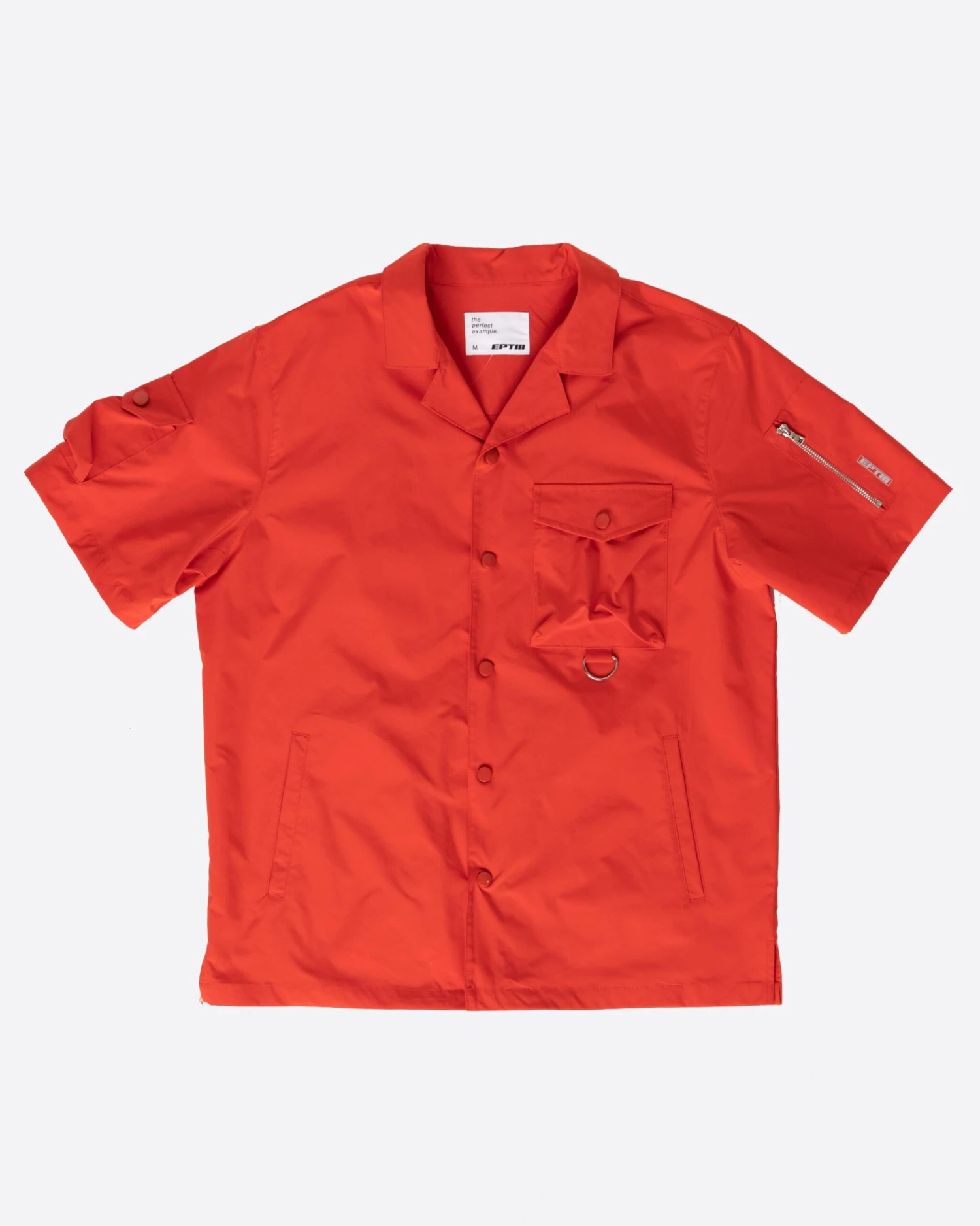 EPTM SNAP BUTTON SHIRT-RED 1 EPTM SNAP BUTTON SHIRT-RED
