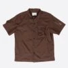 EPTM SNAP BUTTON SHIRT-BROWN